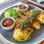 Col Asada en Airfryer con Romesco Casero