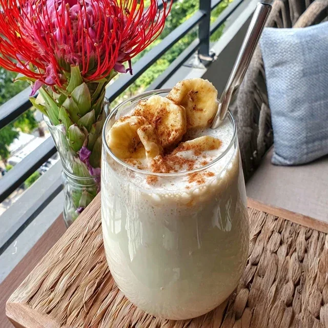 Leche de Plátano Cremosa Casera