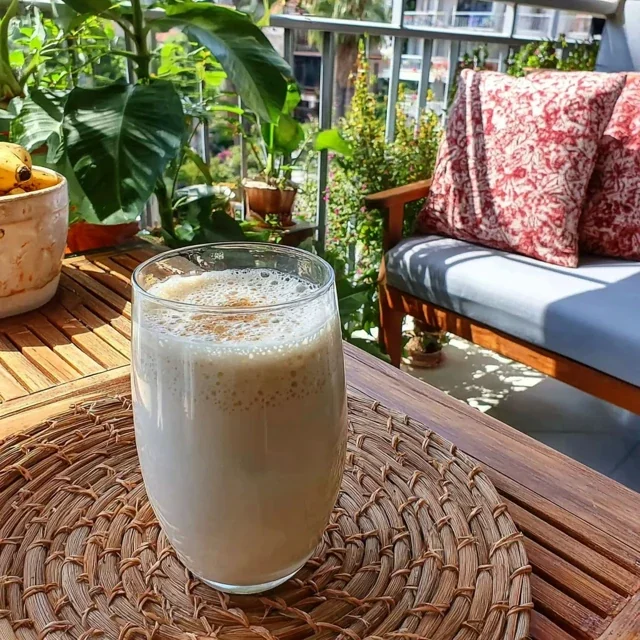 Leche de Plátano Cremosa Casera