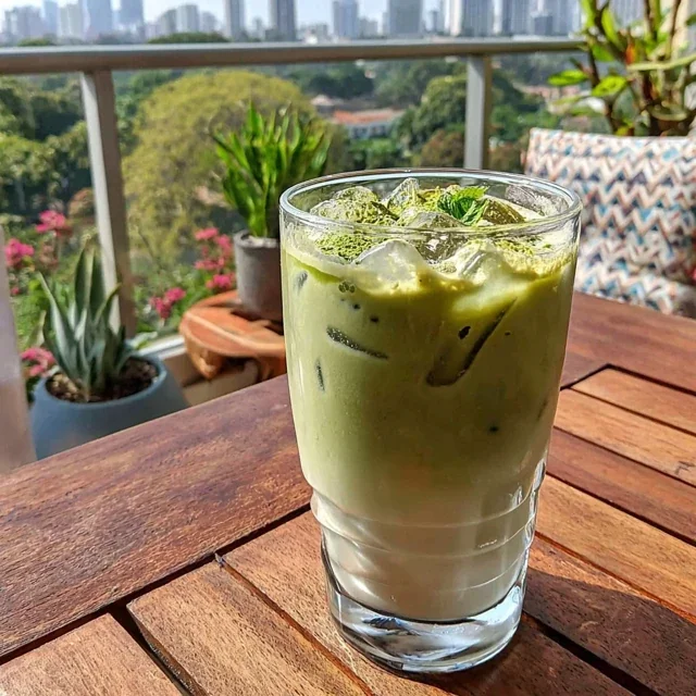 Matcha Latte Helado Casero