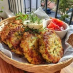 Tortitas de Calabacín con Queso Fresco