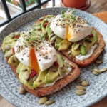 Tostada de Aguacate con Huevo Pochado y Semillas